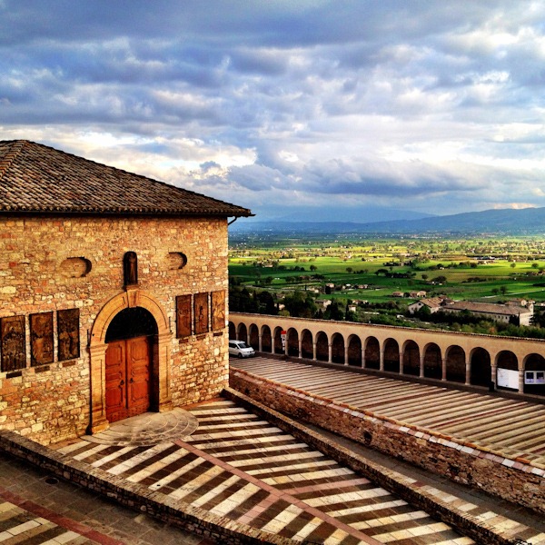 Looking over the Umbrian countryside Looking over the Umbrian countryside