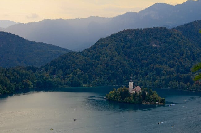 The very green Lake Bled