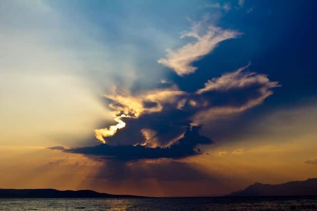 Cloudporn Sunset in the Balkans