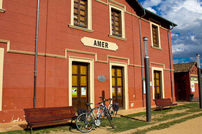 Amer Train Station Greenways Costa Brava Amer Train Station Greenways Costa Brava