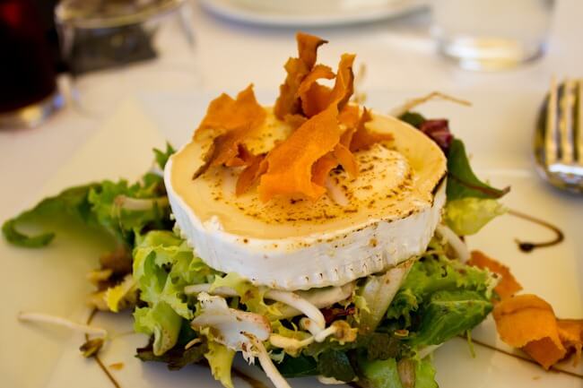 Dish of The Day - Grilled Cheese at El Balco de Calella Spain Dish of The Day - Grilled Cheese at El Balco de Calella Spain
