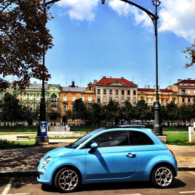 Fiat in Trg Kralja Tomislava Zagreb Fiat in Trg Kralja Tomislava Zagreb