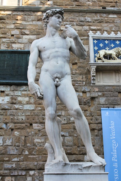 Michelangelo's David Piazza della Signoria Michelangelo's David Piazza della Signoria