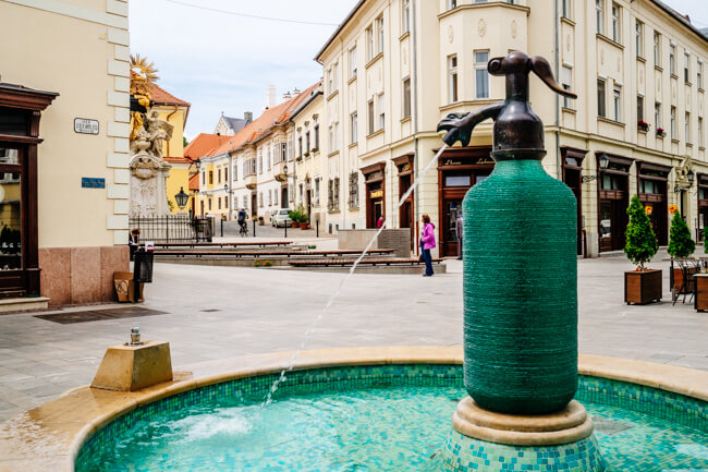 Soda water being made in Gyor Soda water being made in Gyor