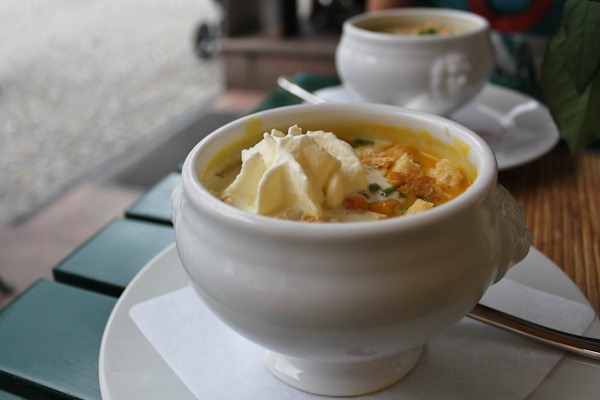 Pumpkin Soup in Hallstatt Pumpkin Soup in Hallstatt