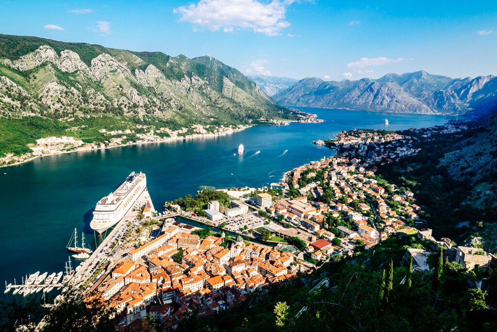 Kotor: View from St John's Fortress Kotor: View from St John's Fortress