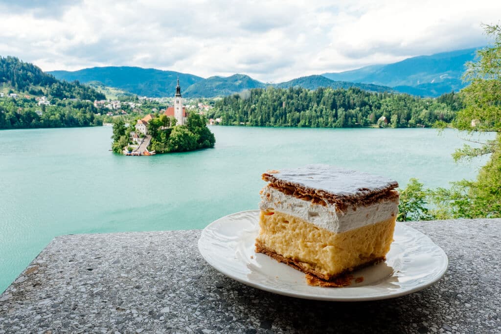 Not Ljubljana but Lake Bled Lake Bled from Tito's Villa