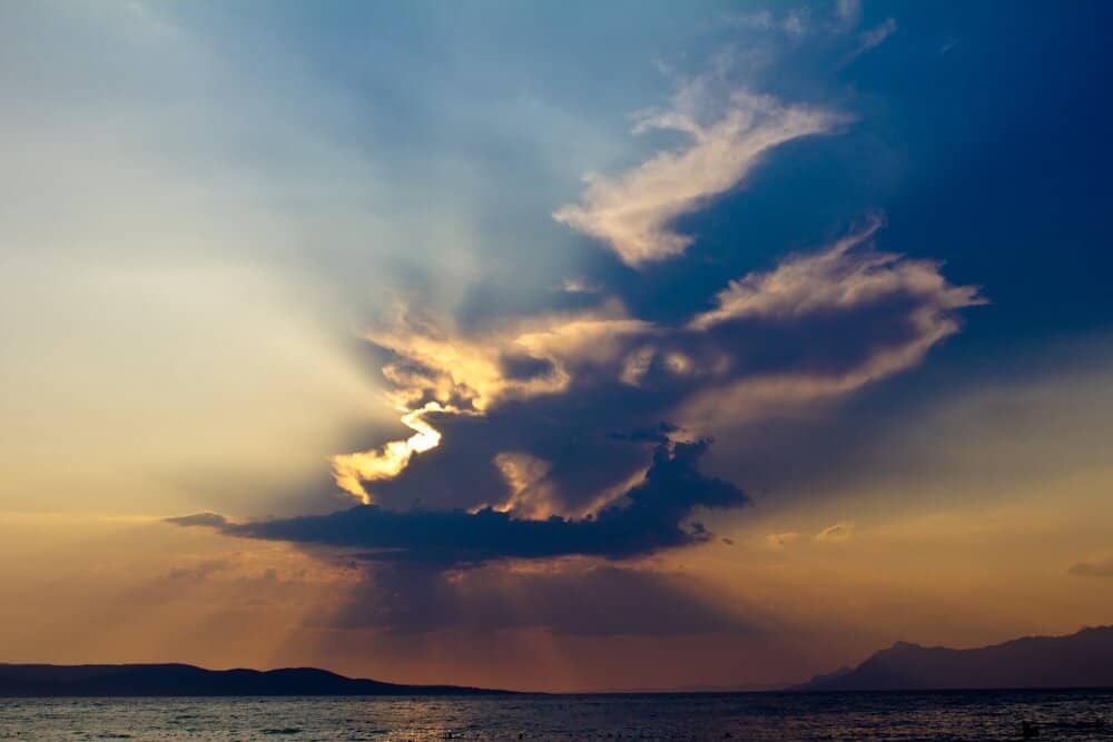 Makarska Sunset Cloudporn Makarska Sunset Cloudporn