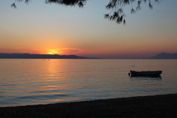Makarska, Croatia Sunset Makarska, Croatia Sunset