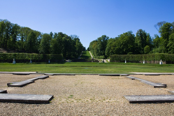 Foundations of Chateau de Marly Near Paris Foundations of Chateau de Marly Near Paris
