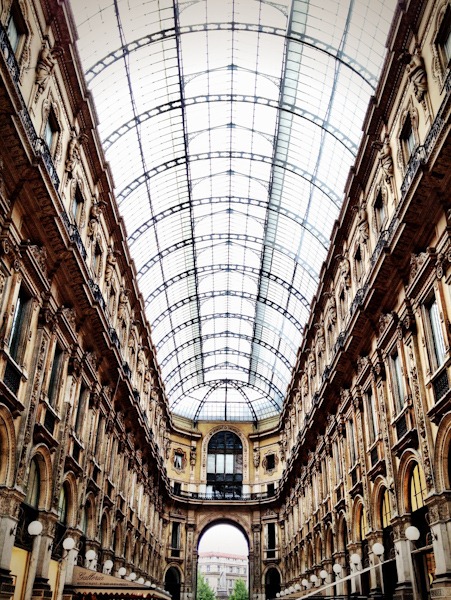 Galleria Vittorio Emanuele II: Window shopping at its best. Galleria Vittorio Emanuele II: Window shopping at its best.