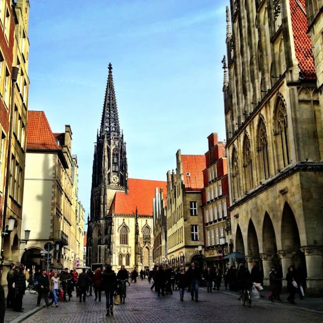 Muenster Thru a Mobile Lens Muenster Thru a Mobile Lens