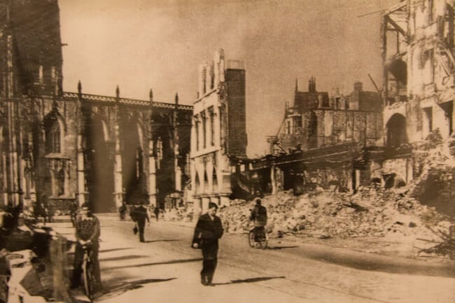 Photo of Muenster in 1945 Photo of Muenster in 1945