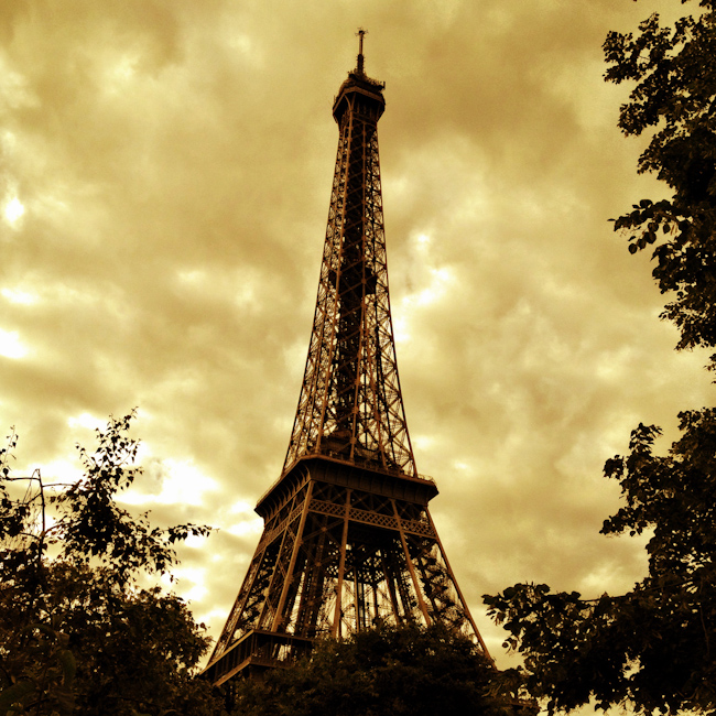 The Eiffel Tower from the Champs de Mars The Eiffel Tower from the Champs de Mars