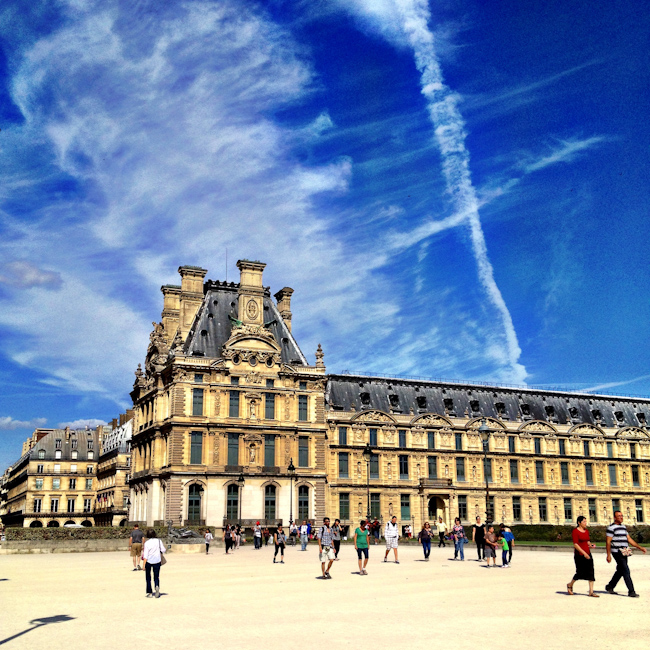 The Louvre and a Little Cloudporn The Louvre and a Little Cloudporn