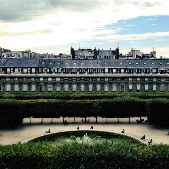 The Very Elegant Palais Royal Garden The Very Elegant Palais Royal Garden