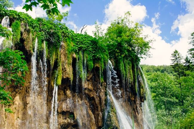 Waterfall at Plitvice Lakes Waterfall at Plitvice Lakes