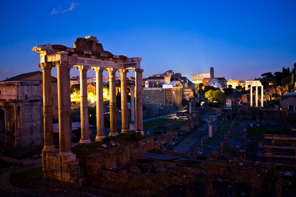 Roman Forum at Dusk Roman Forum at Dusk