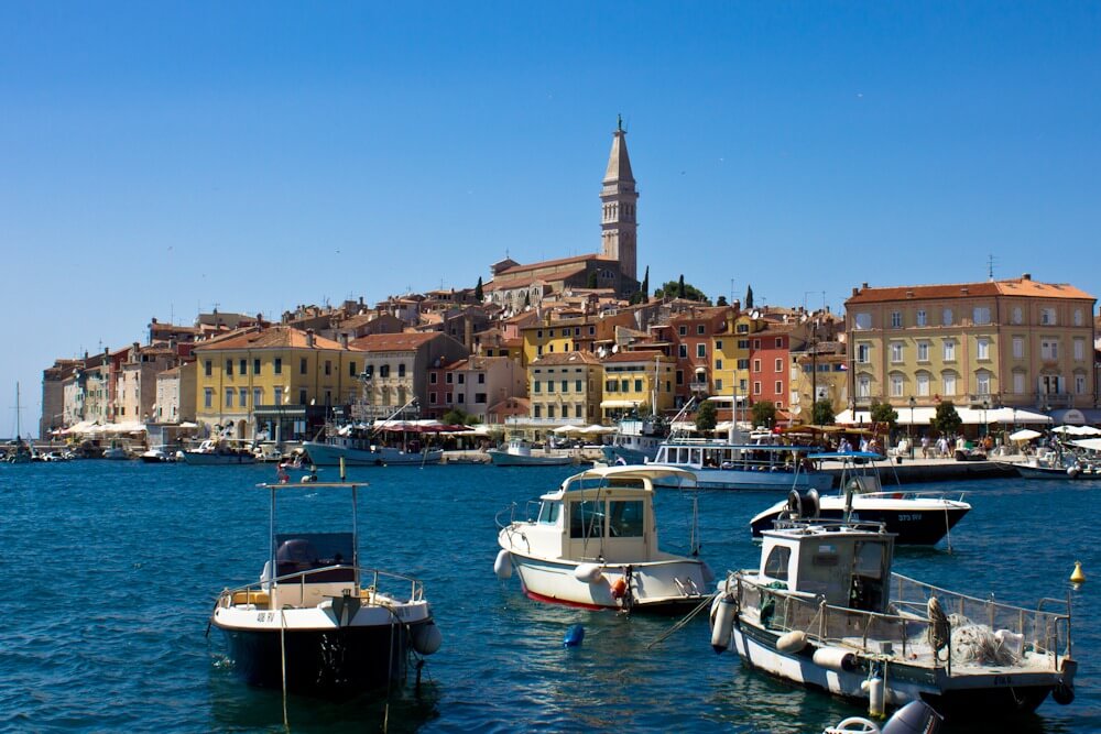 Picturesque Rovinj Harbour in Croatia Picturesque Rovinj Harbour in Croatia