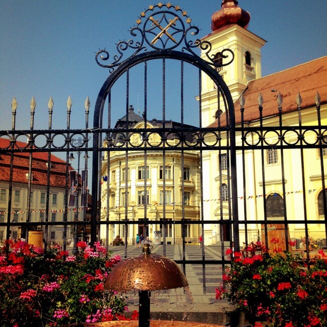 Sibiu Romania in August