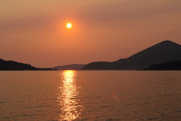 Sunset Over Budva Montenegro Sunset Over Budva Montenegro