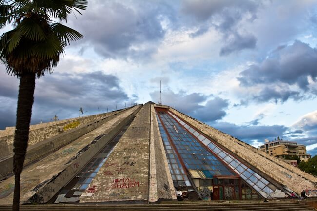 Enver Hoxha's Derelict Pyramid in Tirana Enver Hoxha's Derelict Pyramid in Tirana