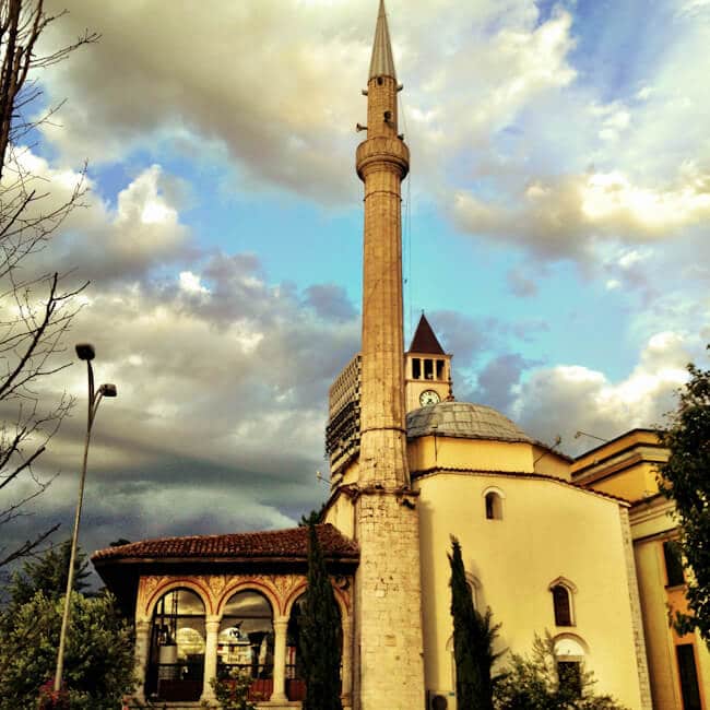 Et’hem Bey Mosque in Tirana Albania Et’hem Bey Mosque in Tirana Albania