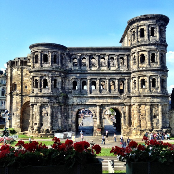 Trier's Porta Nigra taken from the Mercure Hotel