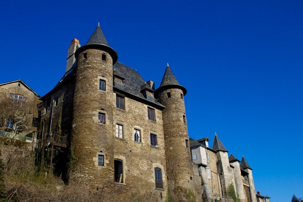 Turrets in Uzerche Turrets in Uzerche