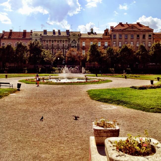King Tomislav Square in Zagreb Croatia King Tomislav Square in Zagreb Croatia